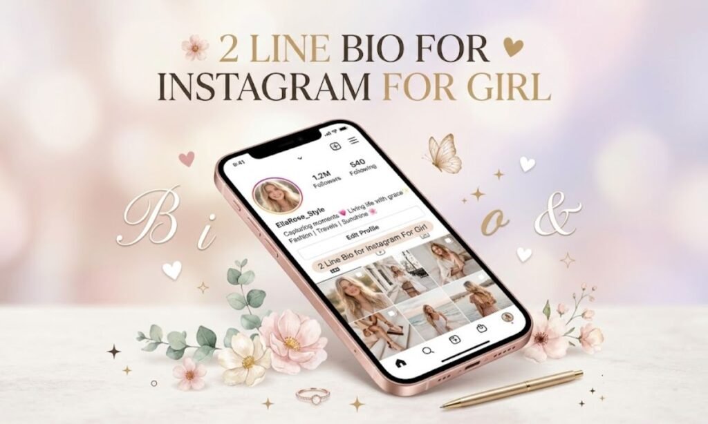 2 Line Bio for Instagram For Girl