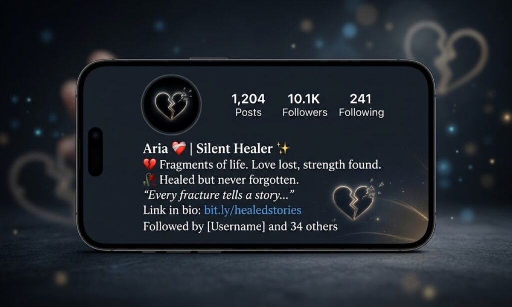 Best Instagram Bio Broken Heart Stylish