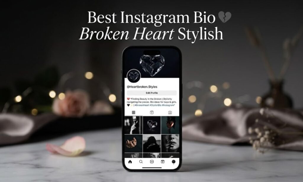 Best Instagram Bio Broken Heart Stylish