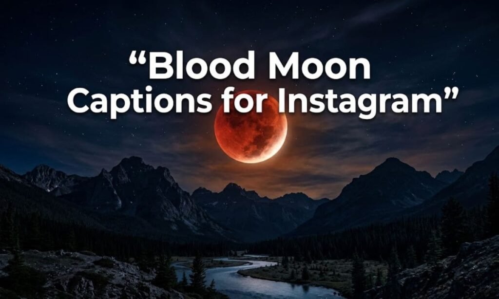 Blood Moon Captions for Instagram