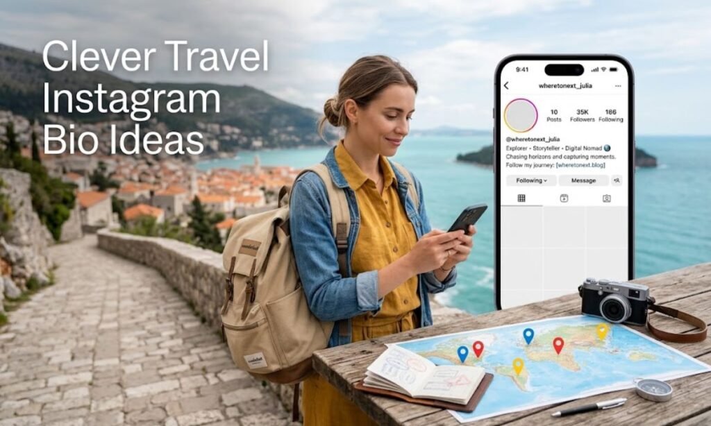 Clever Travel Instagram Bio Ideas