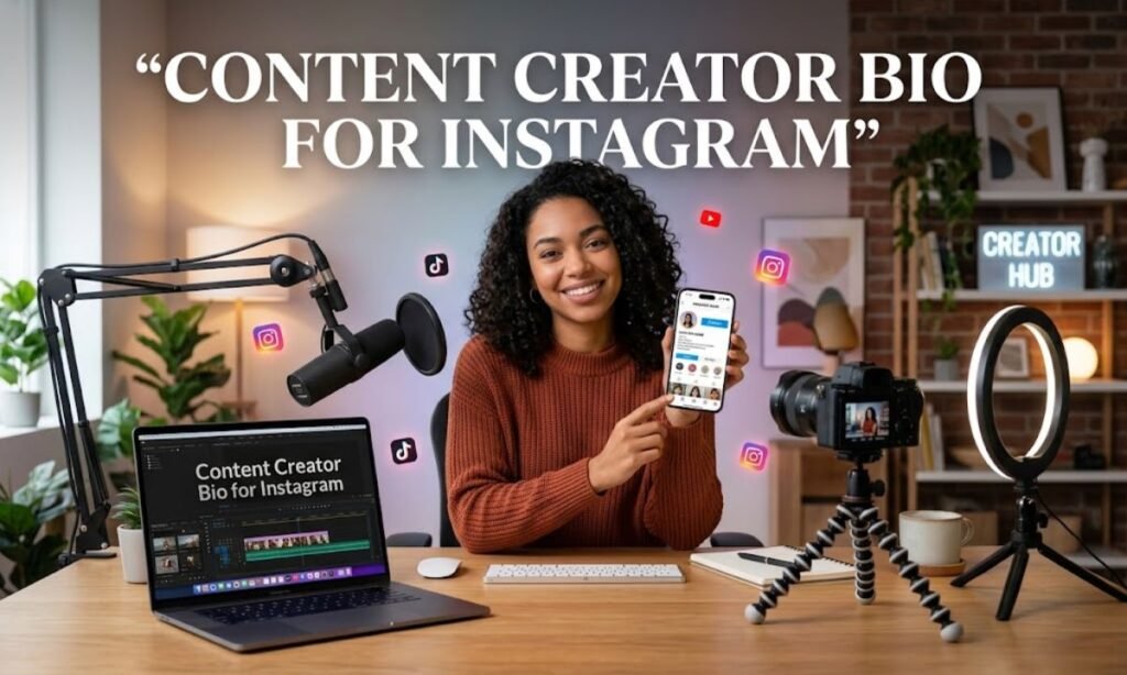 Content Creator Bio for Instagram