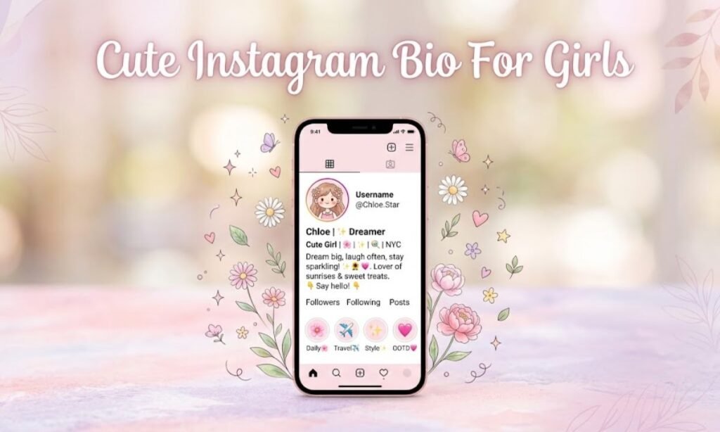 Cute Instagram Bio For Girls