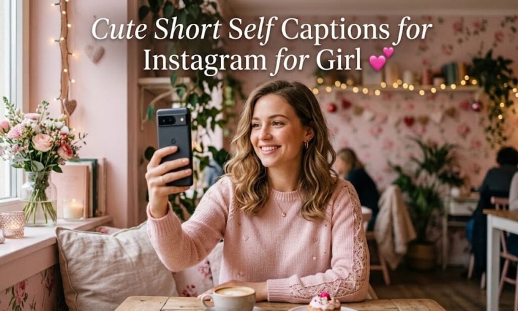 Cute Short Self Captions for Instagram for Girl