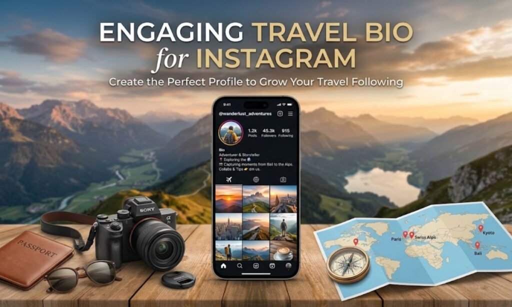 Engaging Travel Bio for Instagram