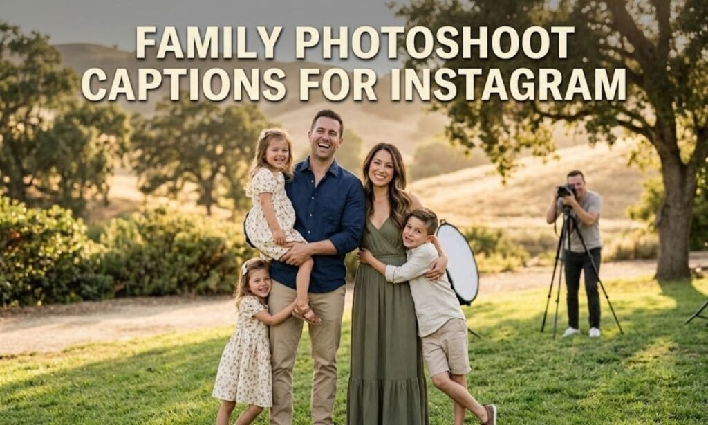 Family Photoshoot Captions For Instagram