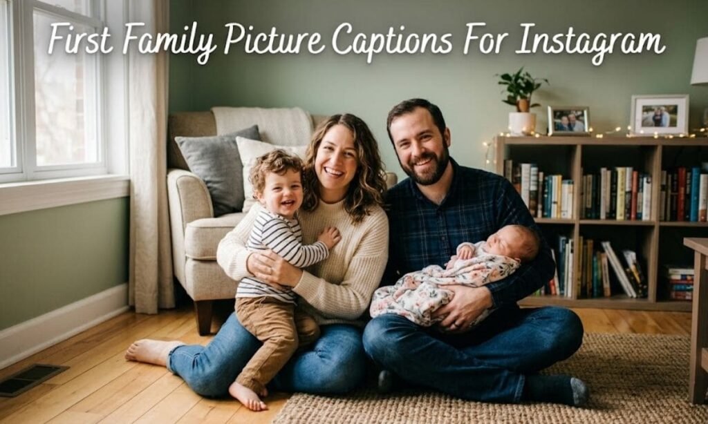 First Family Picture Captions For Instagram