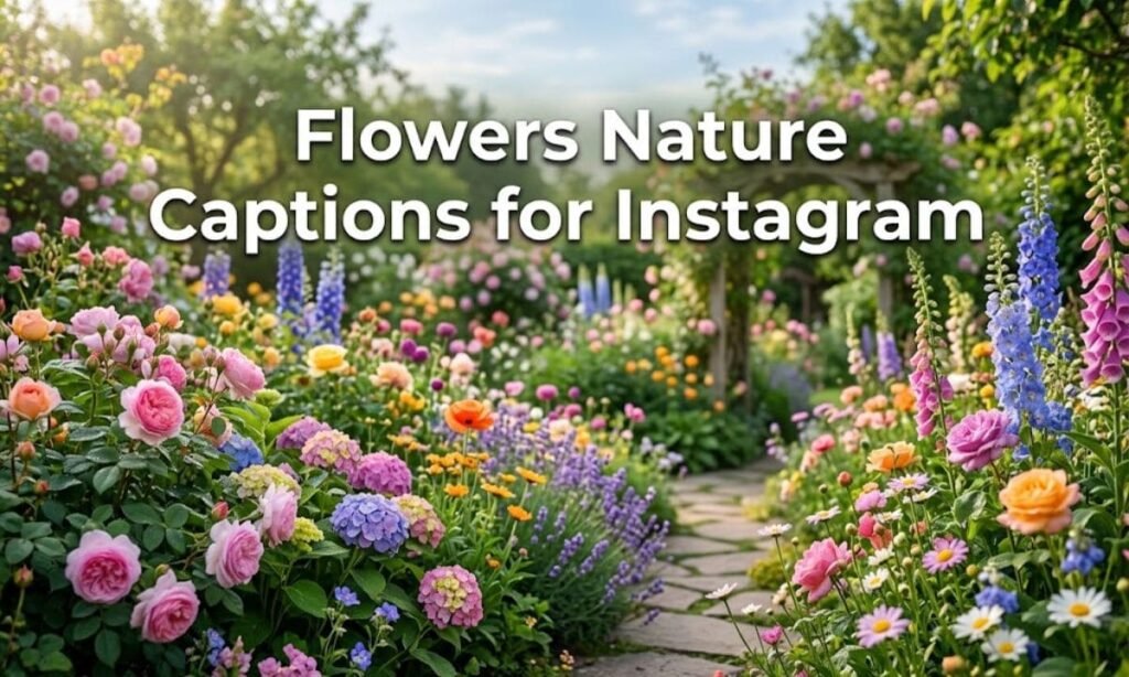 Flowers Nature Captions for Instagram