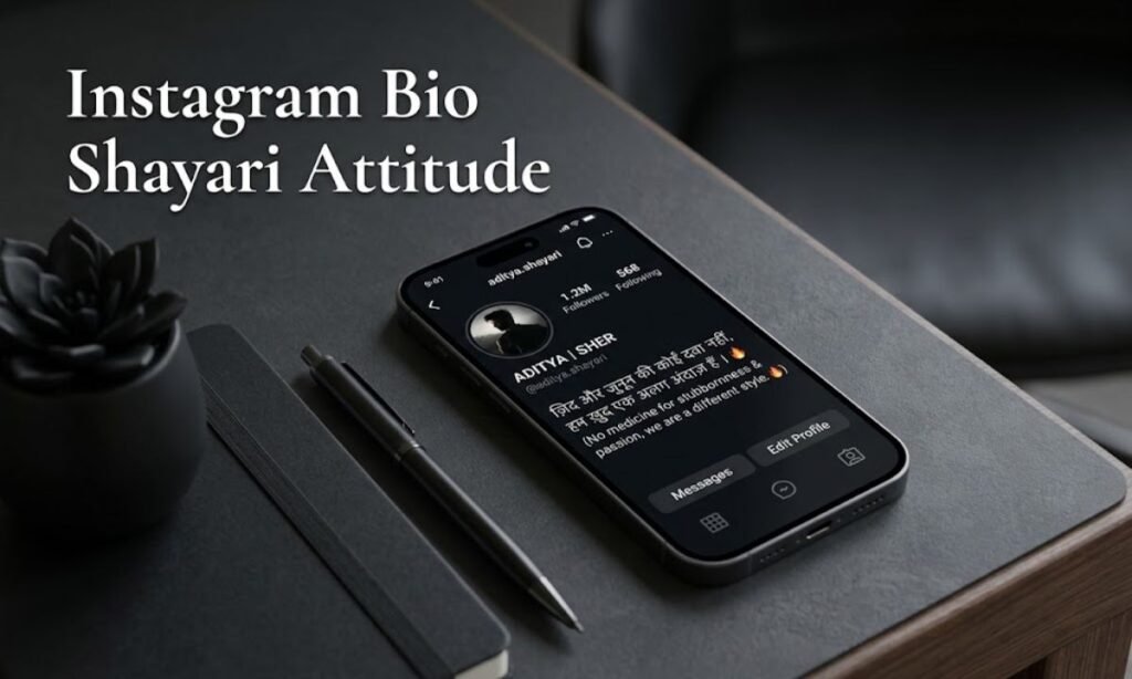 Instagram Bio Shayari Attitude