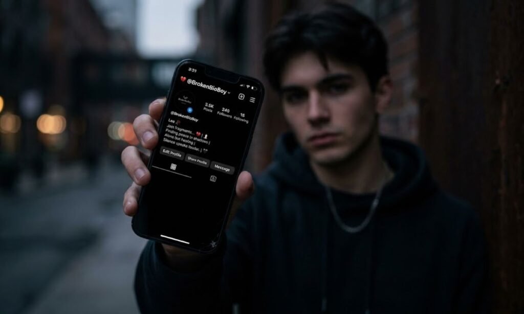 Instagram Bio Broken Heart Stylish Attitude