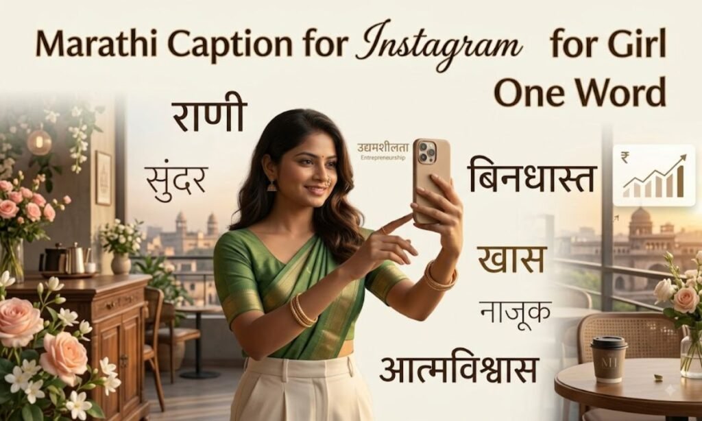 Marathi Caption for Instagram for Girl One Word (1)