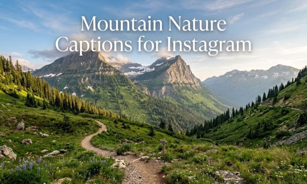 Mountain Nature Captions for Instagram
