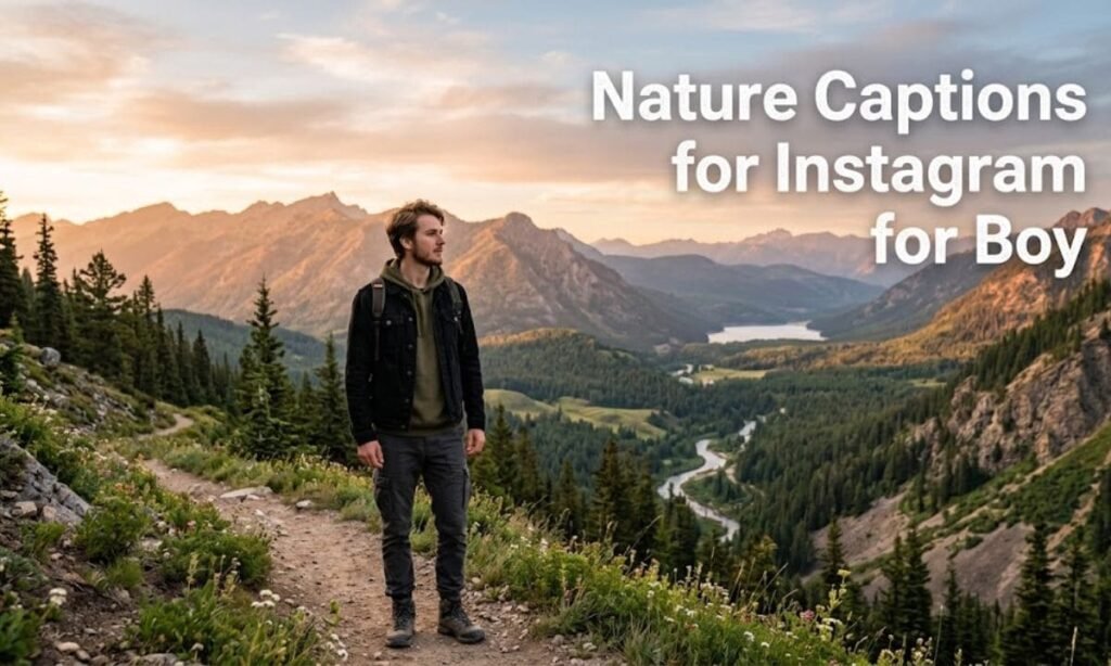 Nature Captions for Instagram for Boy
