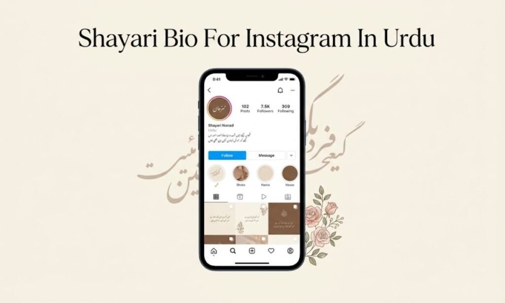 Shayari Bio For Instagram In Urdu
