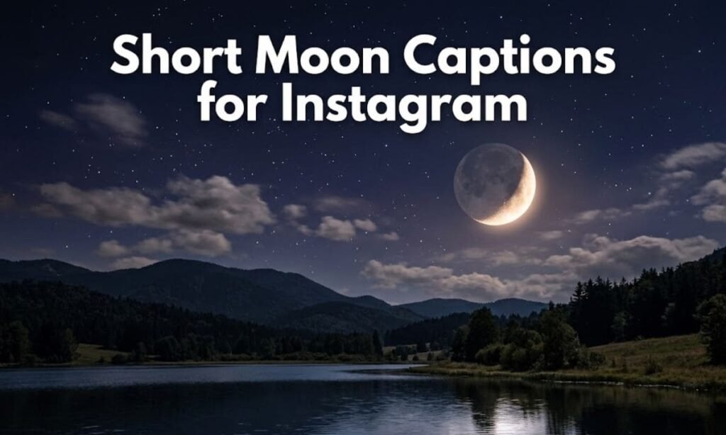 Short Moon Captions for Instagram