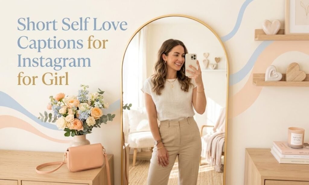 Short Self Love Captions for Instagram for Girl