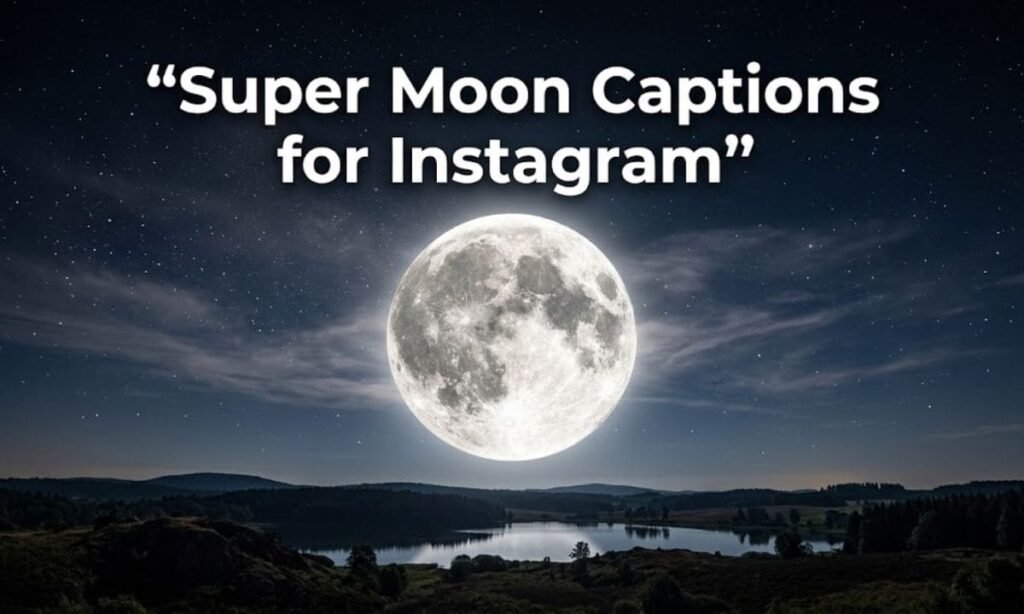 Super Moon Captions for Instagram