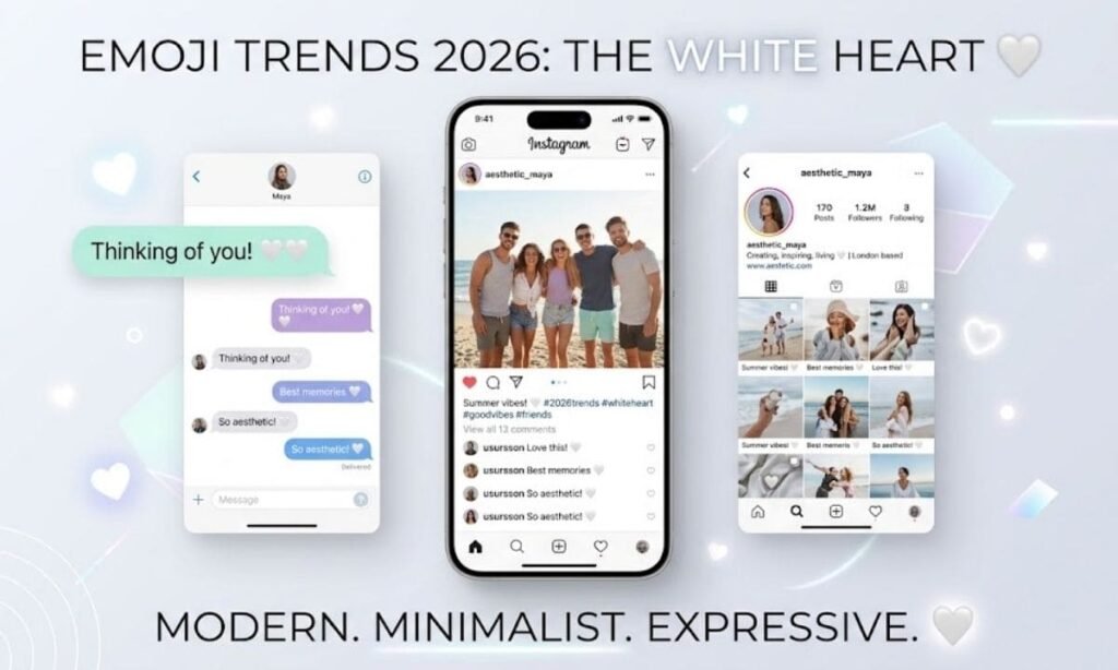 Trending White Heart Emoji in 2026
