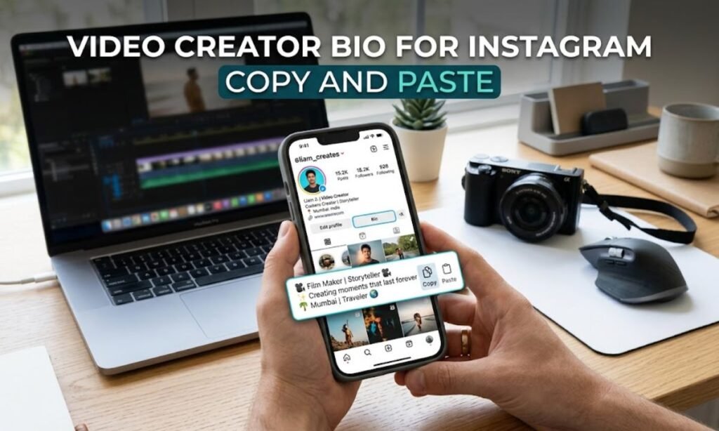 Video Creator Bio for Instagram Copy and Paste