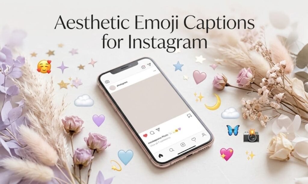 Aesthetic Emoji Captions for Instagram