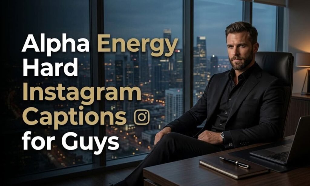 Alpha Energy Hard Instagram Captions for Guys