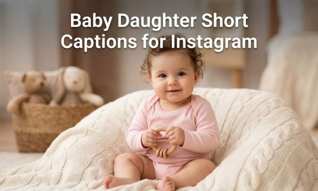 Baby Daughter Short Captions for Instagram