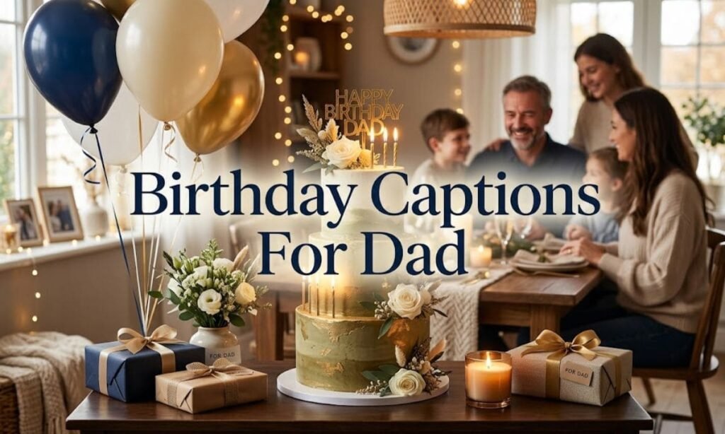 Birthday Captions For Dad