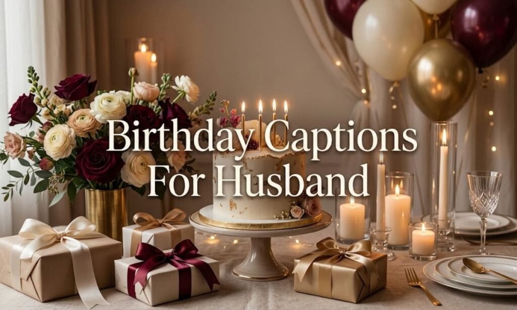 Birthday Captions For Husband