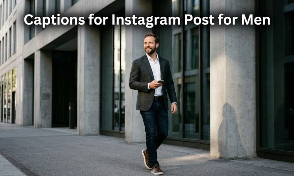 Captions for Instagram Post for Men