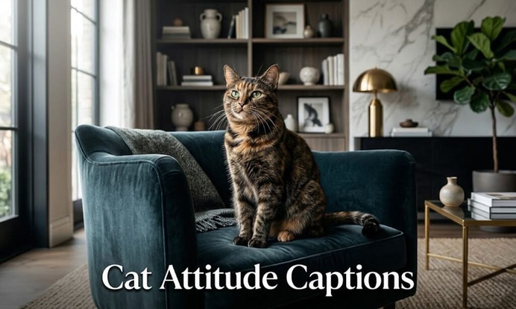 Cat Attitude Captions