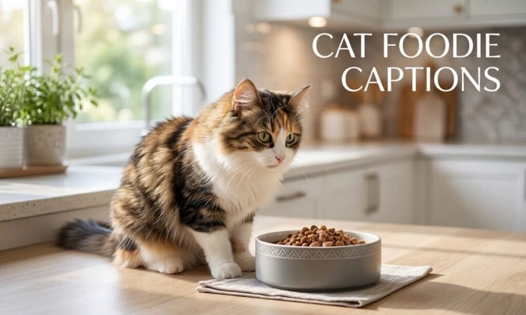 Cat Foodie Captions