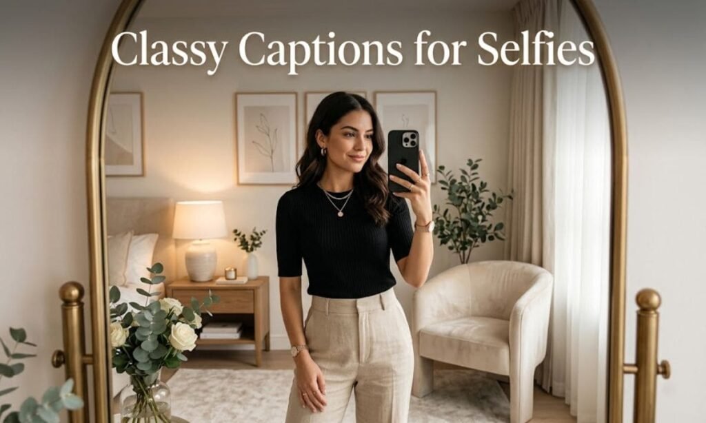 Classy Captions for Selfies