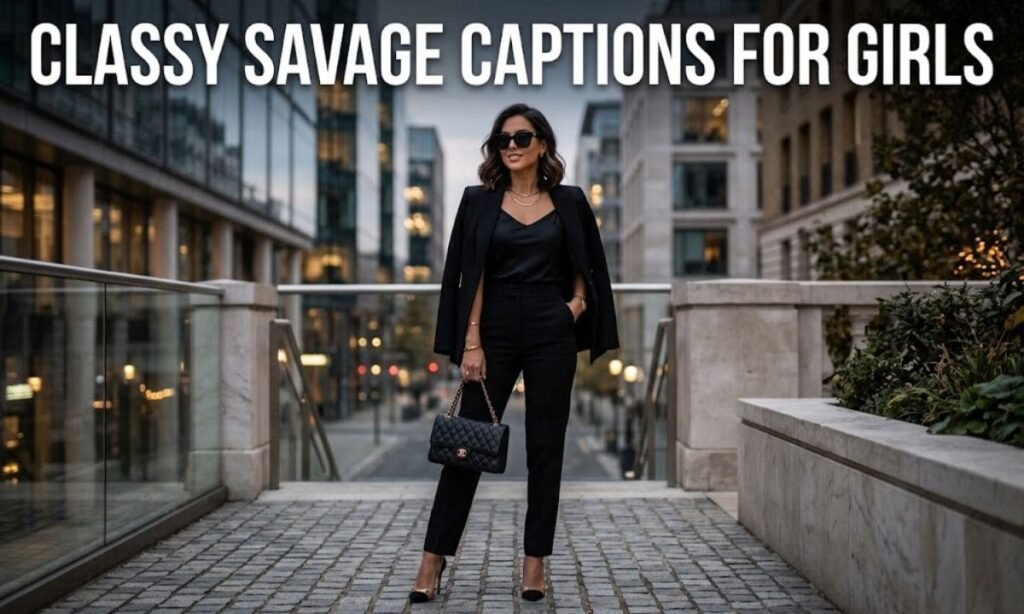 Classy Savage Captions