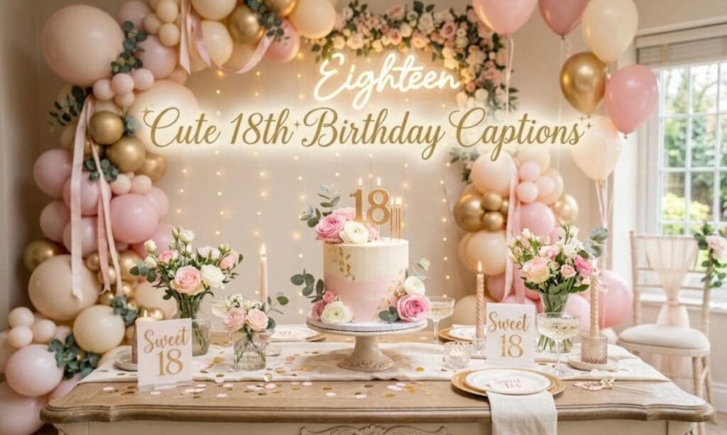 Cute 18th Birthday Captions