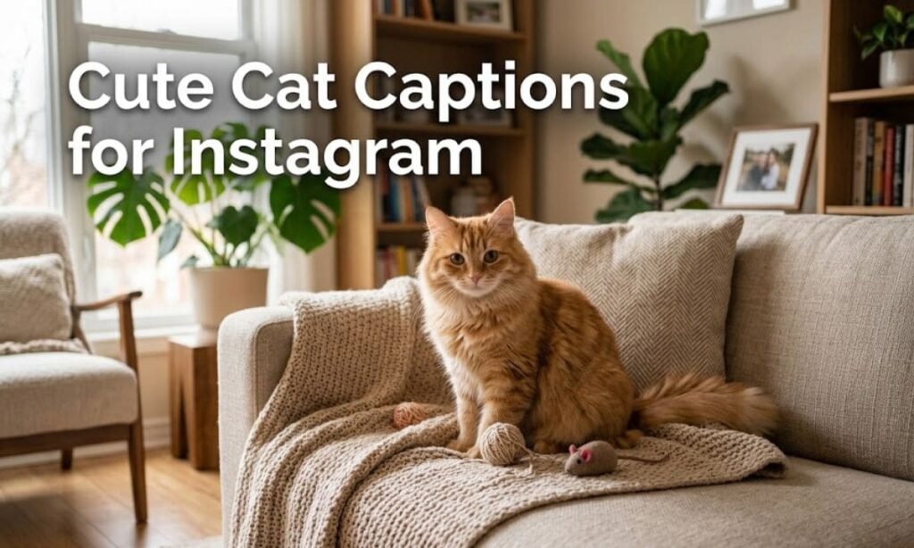Cute Cat Captions for Instagram