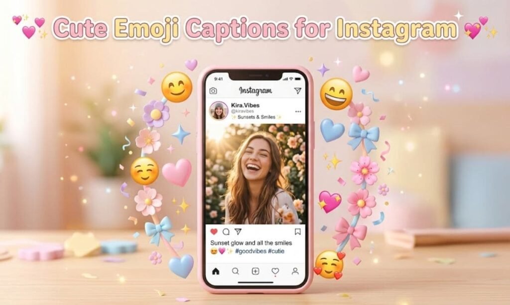 Cute Emoji Captions for Instagram