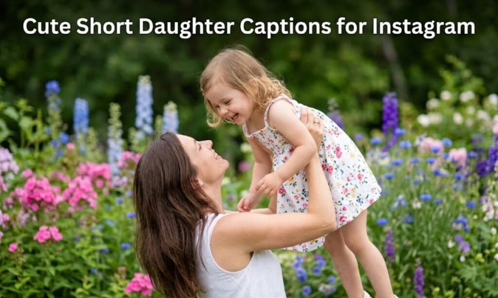 Cute Short Daughter Captions for Instagram
