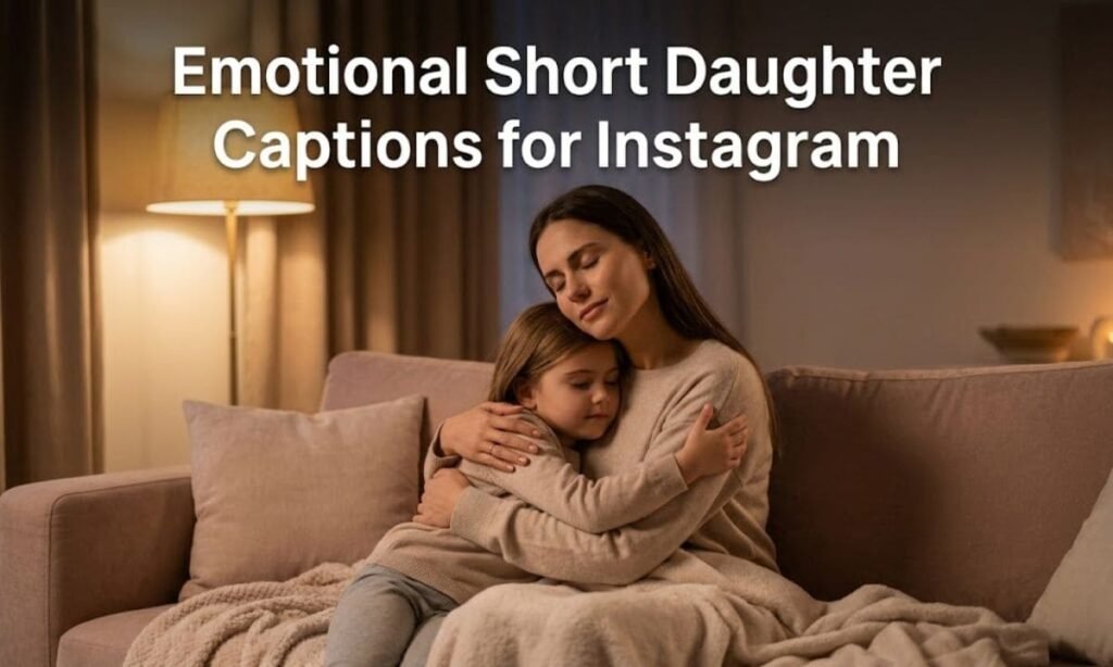 Emotional Short Daughter Captions for Instagram