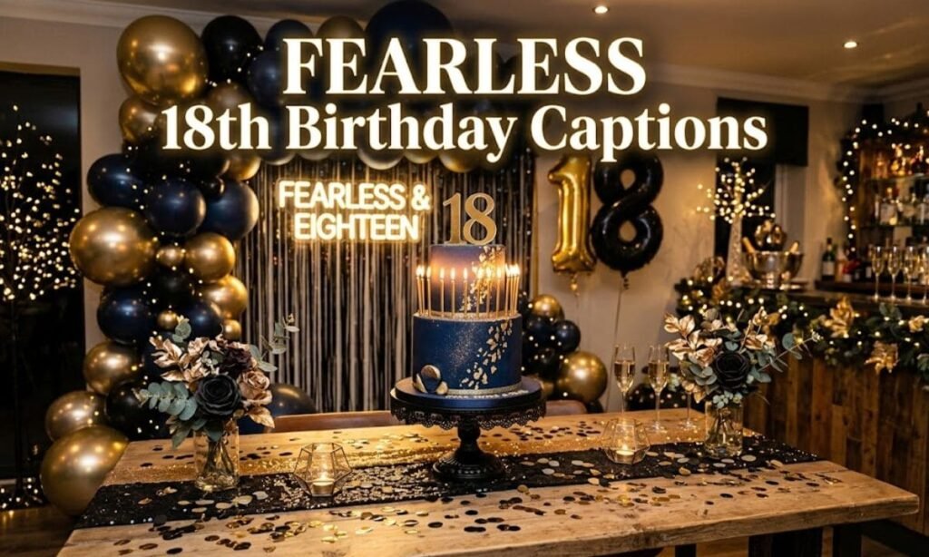 Fearless 18th Birthday Captions
