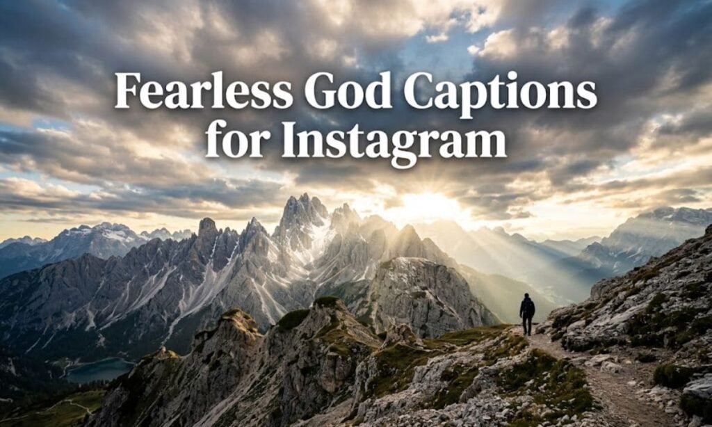 Fearless God Captions for Instagram