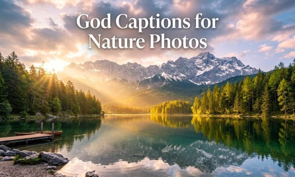God Captions for Nature Photos