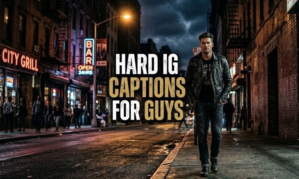 Hard IG Captions for Guys