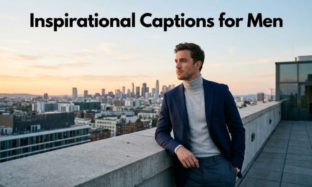 Inspirational Captions for Men