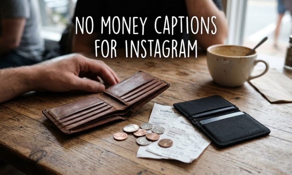 No Money Captions for Instagram
