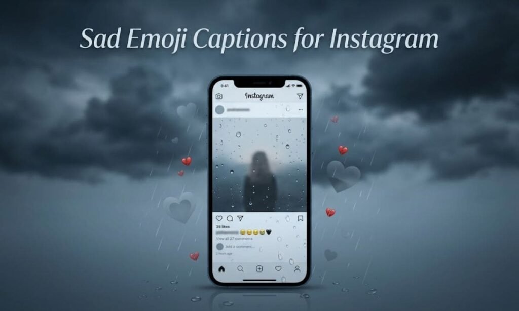 Sad Emoji Captions for Instagram