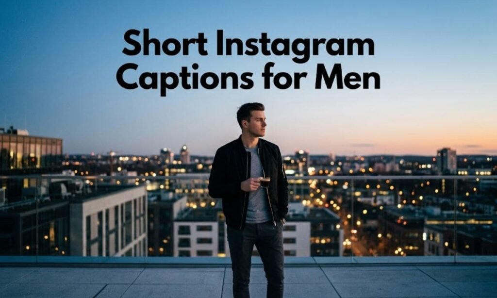 Short Instagram Captions for Men