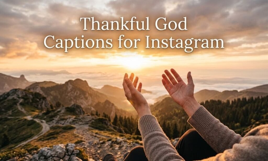 Thankful God Captions for Instagram
