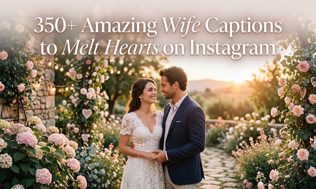 350+ Amazing Wife Captions to Melt Hearts on Instagram