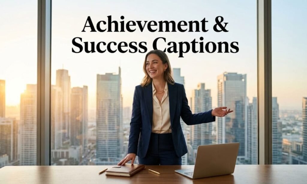 Achievement & Success Captions