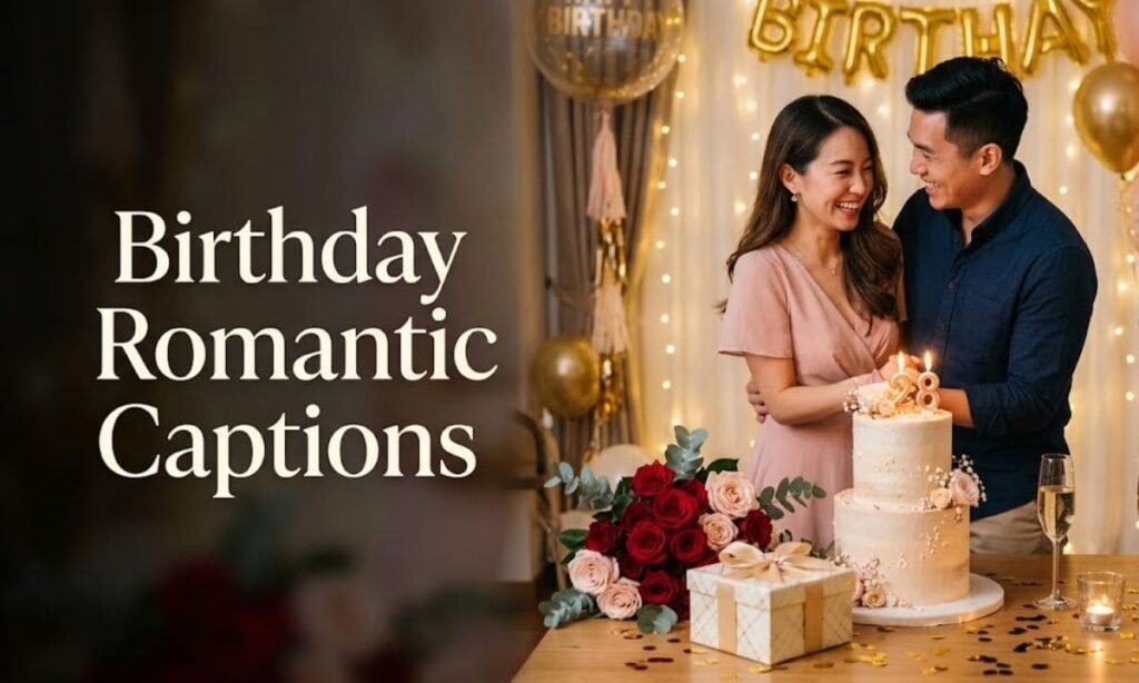 Birthday Romantic Captions
